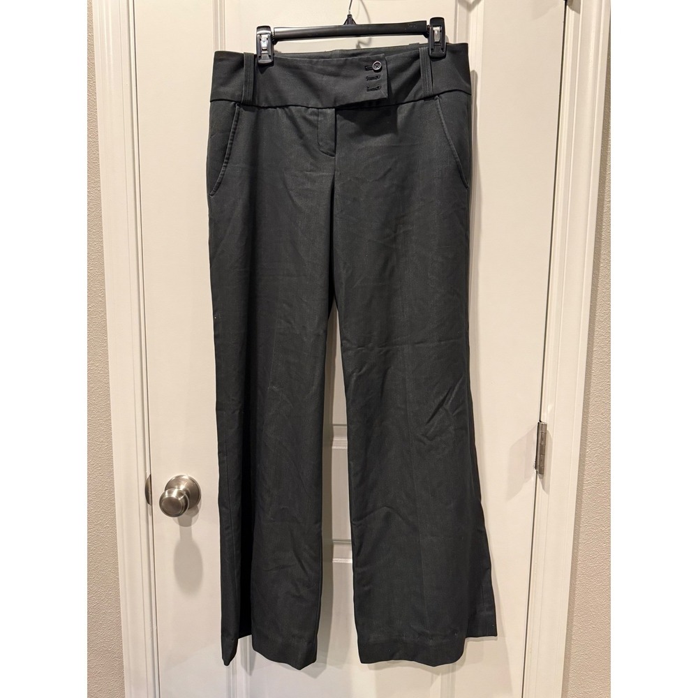 Sharagano‎ Black Wide Leg Dress Pants Trousers Size 8 Office Professional